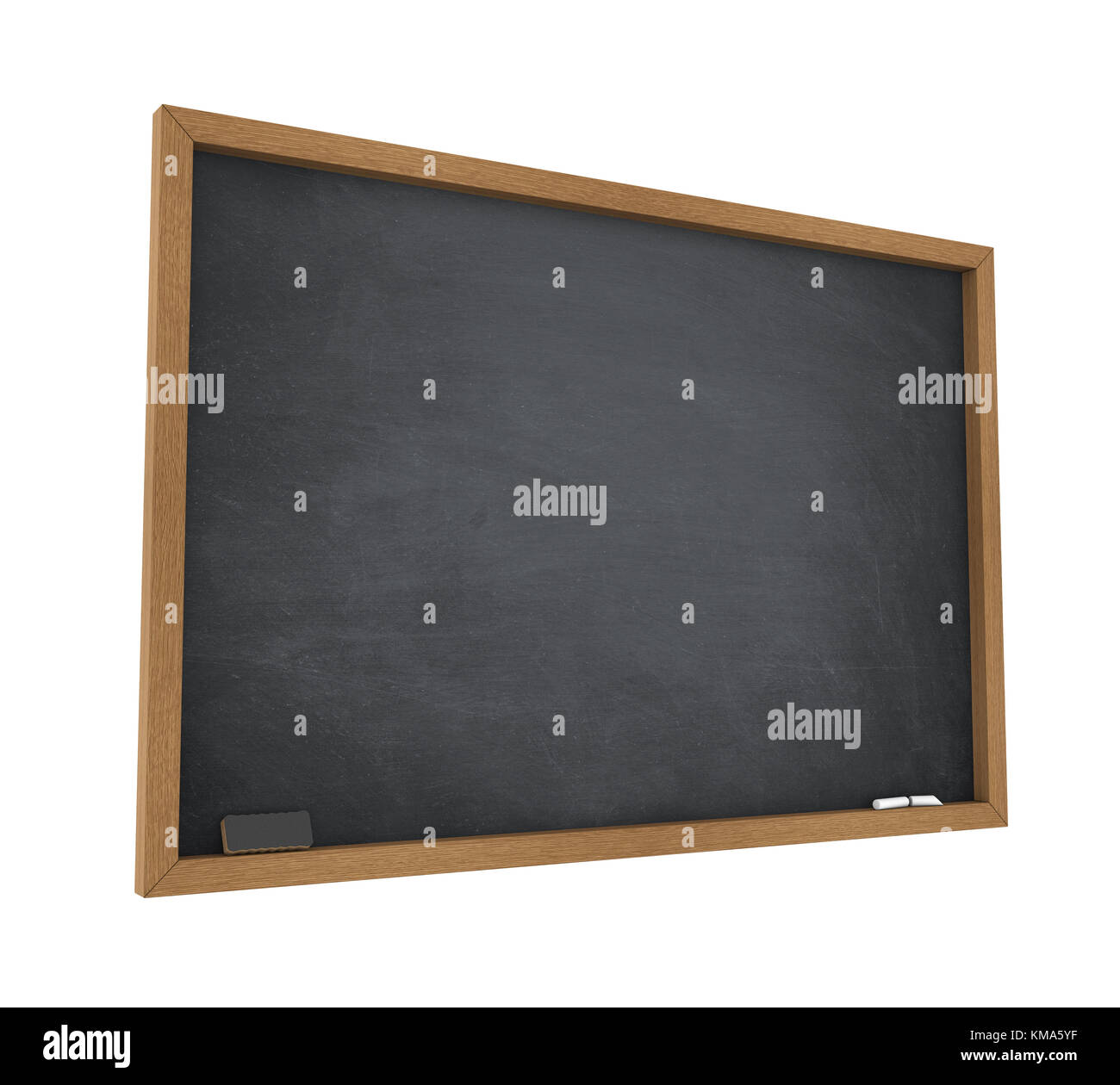 Blank Chalkboard Isolated Stock Photo - Alamy