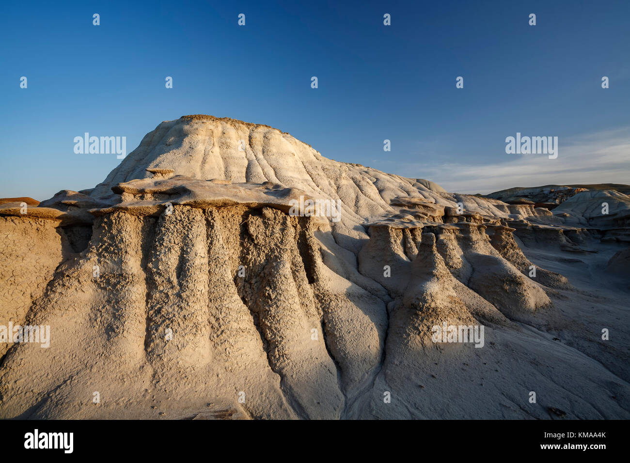 Badlands Bisti De Na Zin Wilderness Area New Mexico USA Stock Photo 