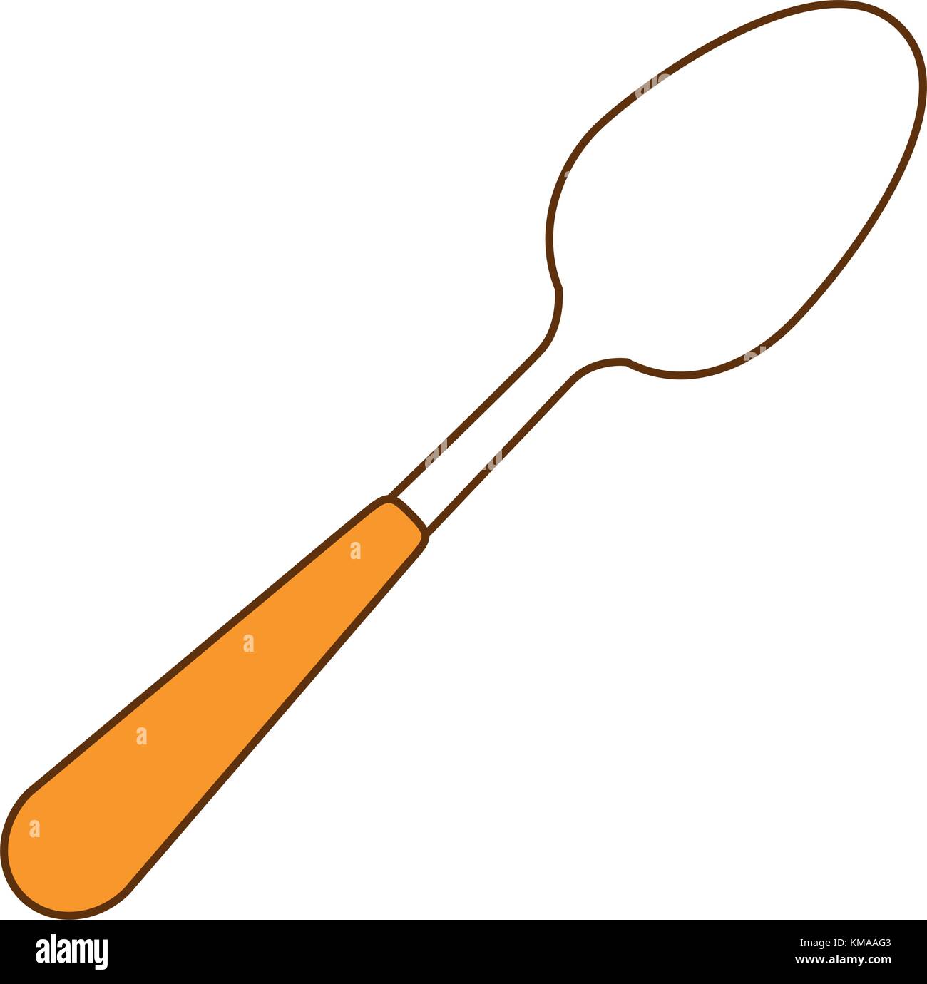 spoon cutlery tool icon Stock Vector Image & Art - Alamy