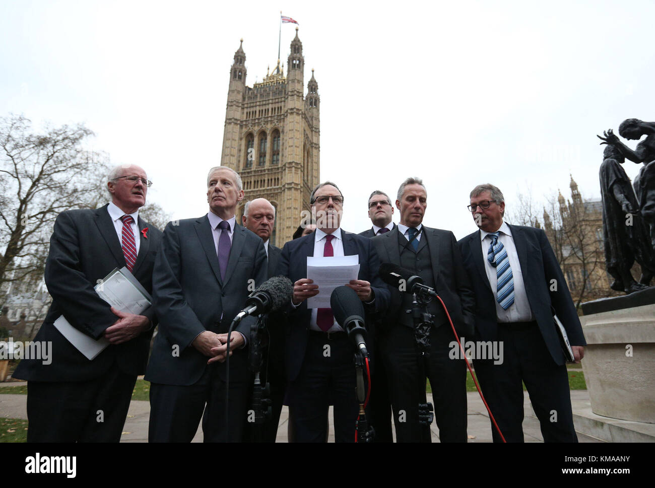 Deputy Leader Nigel Dodds And Fellow Westminster Dup Mps Speaking In