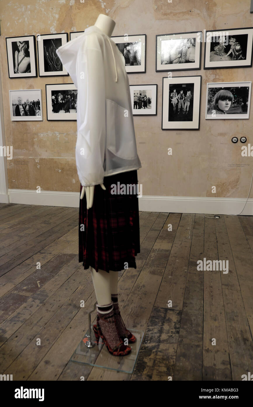 Burberry collection on show at Old Sessions House exhibition 2017 in  Clerkenwell Green London EC1 UK KATHY DEWITT Stock Photo - Alamy