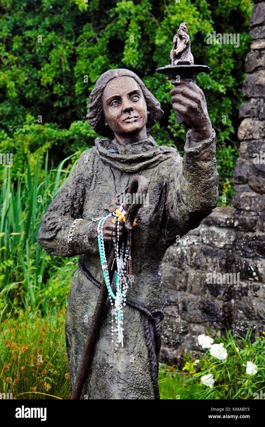 St. Brigid’s holy well, early pagan and Celtic Christian site near town