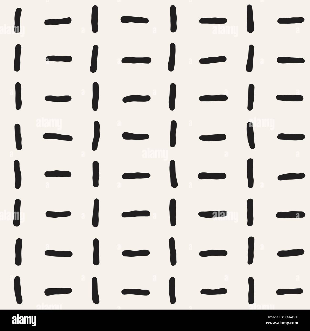 Seamless pattern with hand drawn lines. Abstract background with ...