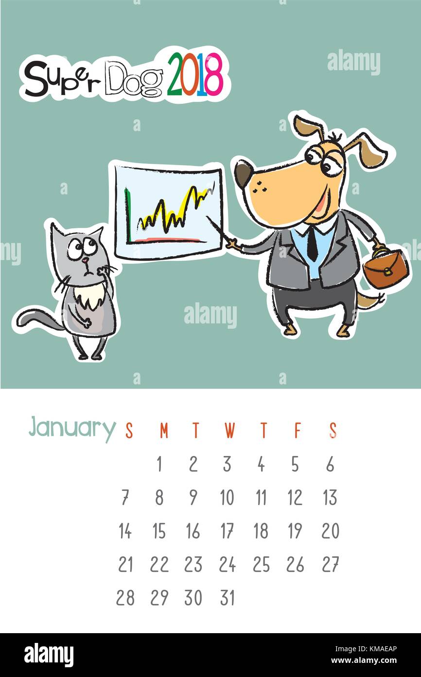 fun 2018 printable monthly calendar