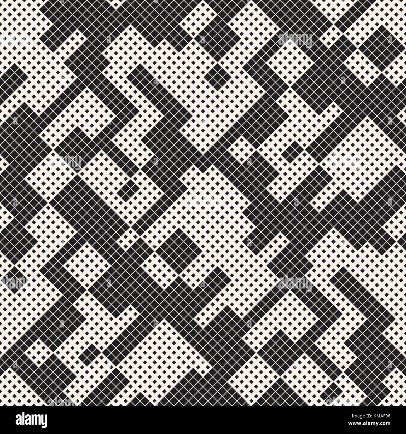 Modern Stylish Halftone Texture. Endless Abstract Background With ...