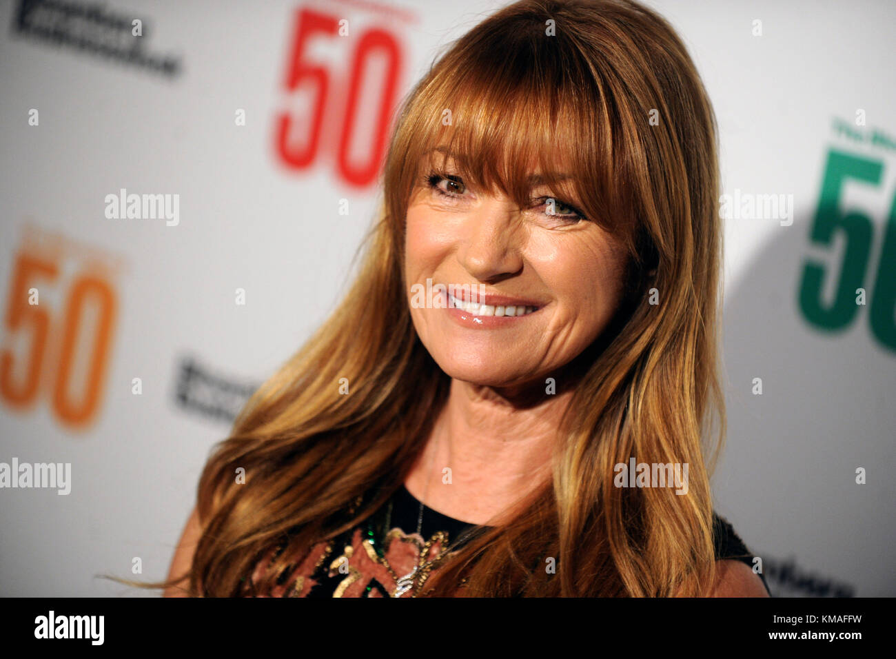Jane Seymour attends 'The Bloomberg 50' Celebration at the Gotham Hall on December 4, 2017 in New York City. Stock Photo