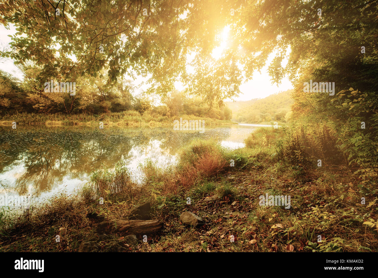 Beautiful autumn landscape Stock Photo - Alamy
