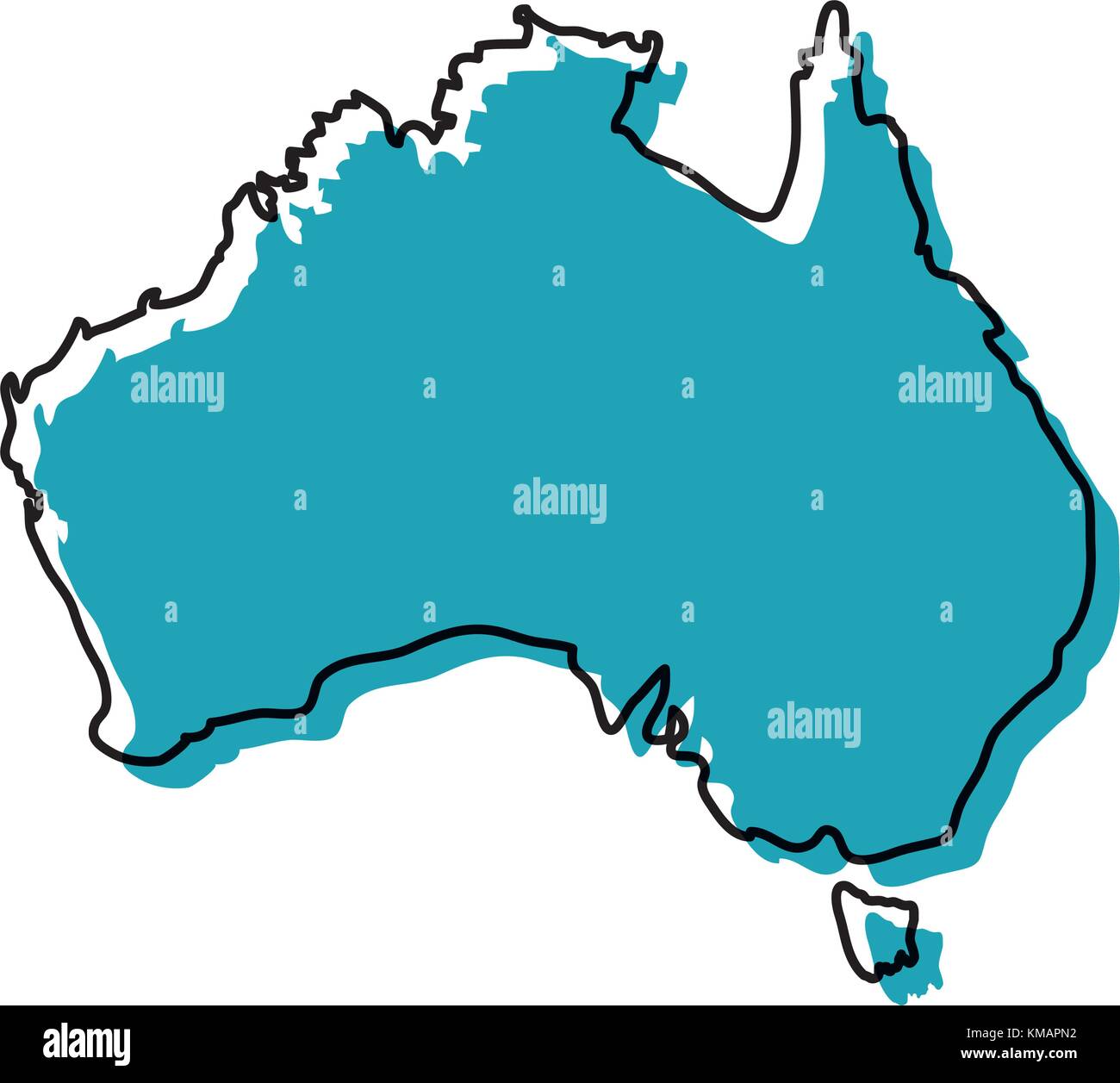 australia country map icon Stock Vector Image & Art - Alamy