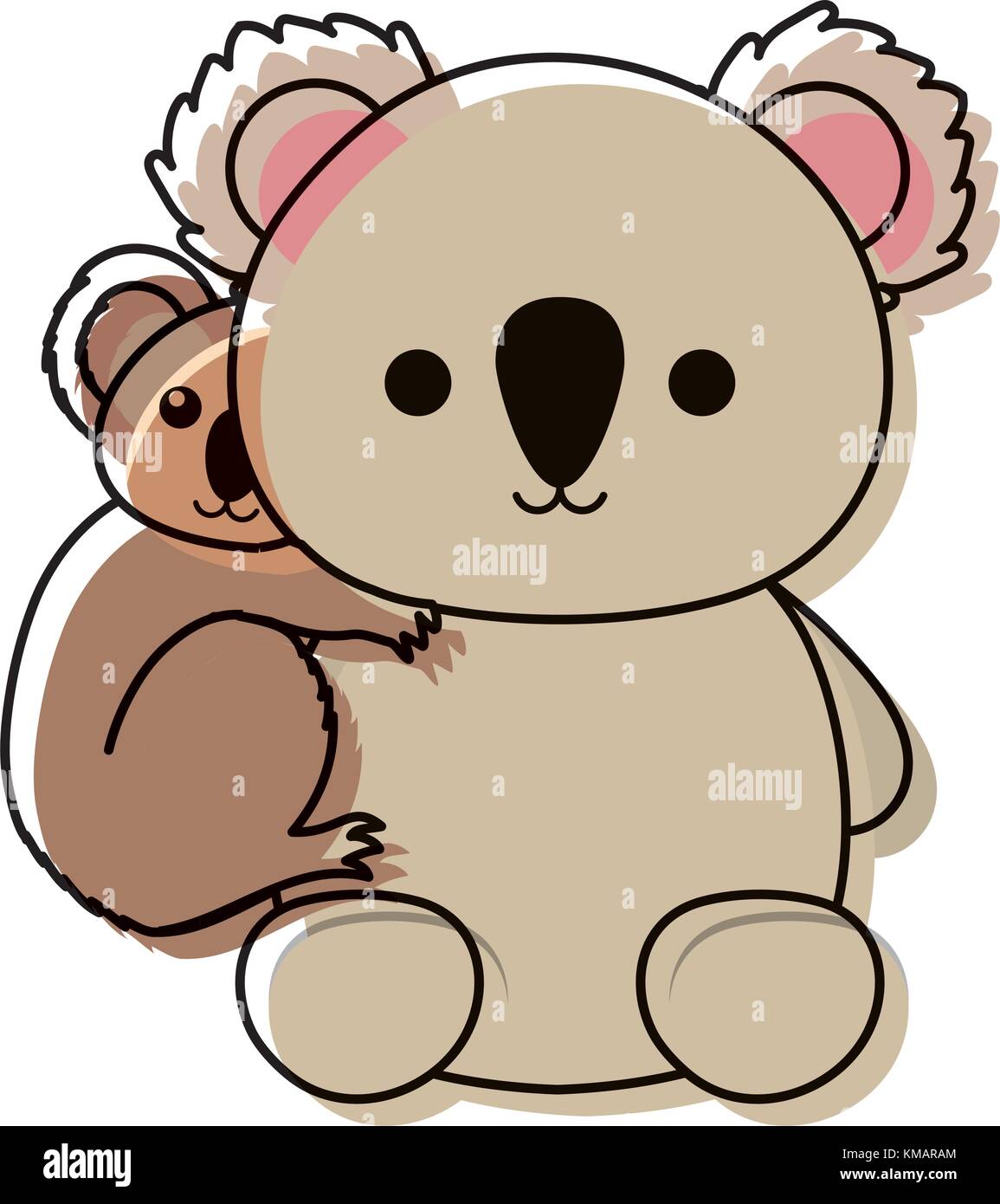 cute koalas design Stock Vector Image & Art - Alamy