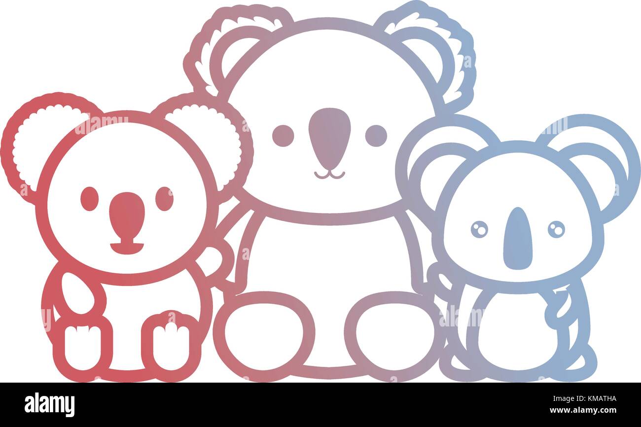 cute koalas design Stock Vector Image & Art - Alamy