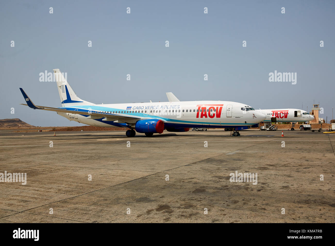 Tacv cabo verde airlines hi-res stock photography and images - Alamy