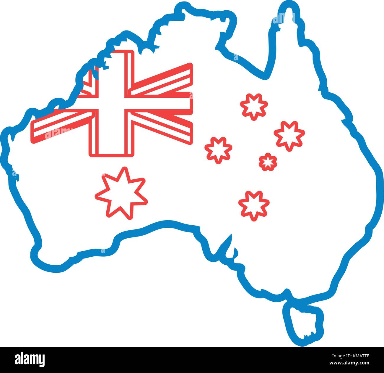australia country map icon Stock Vector Image & Art - Alamy