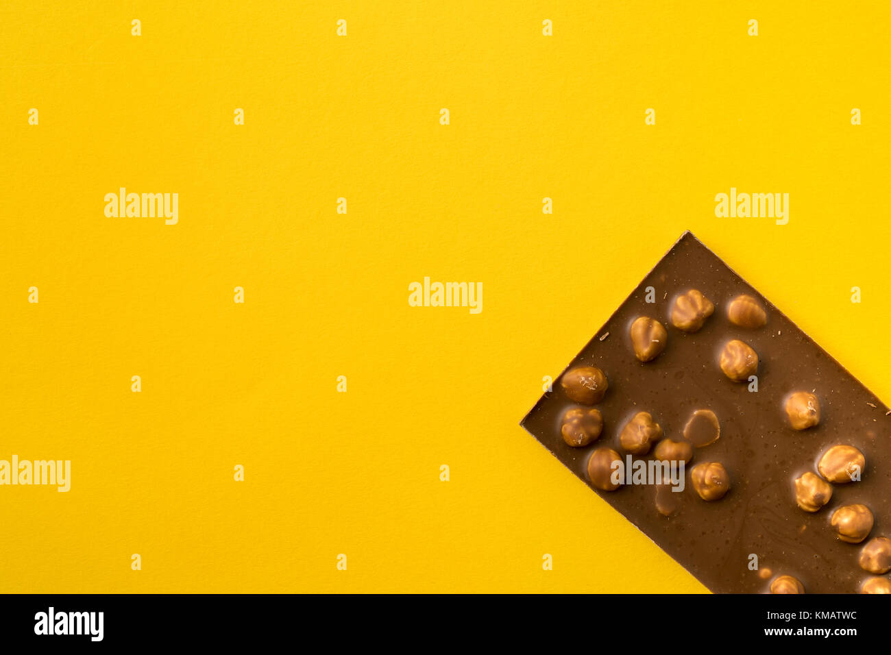 chocolate bar with nuts Stock Photo - Alamy