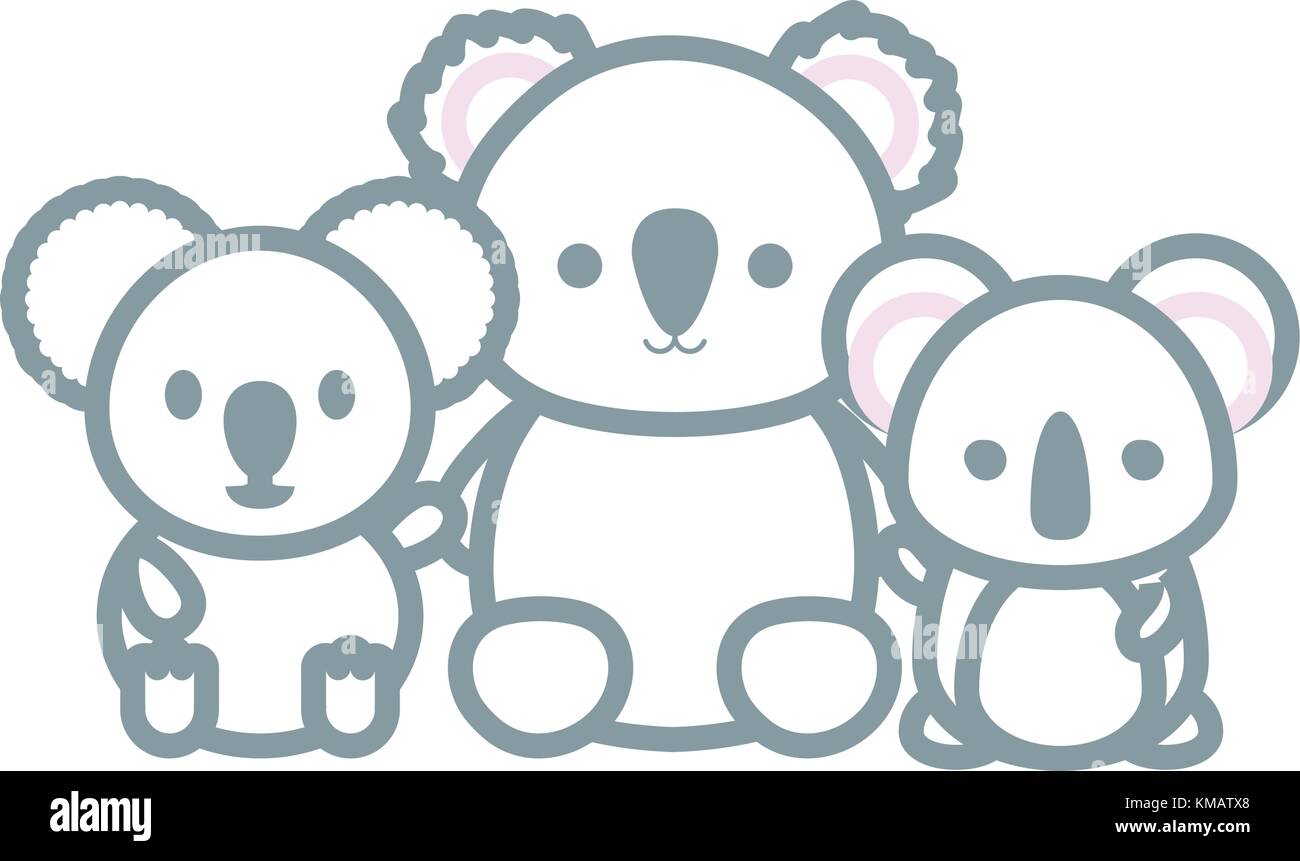 cute koalas design Stock Vector Image & Art - Alamy