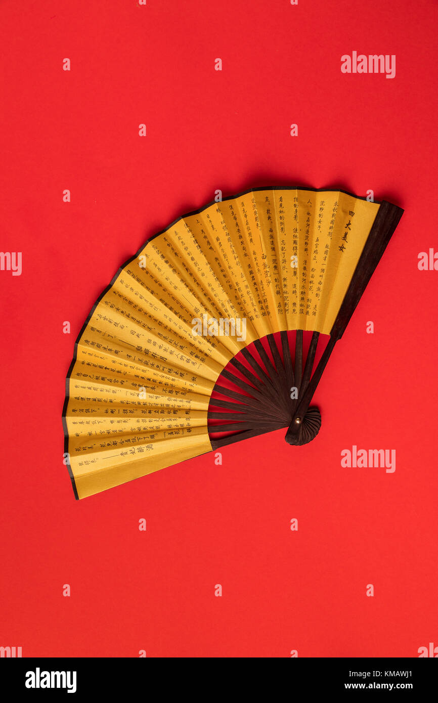 decorative oriental fan Stock Photo Alamy