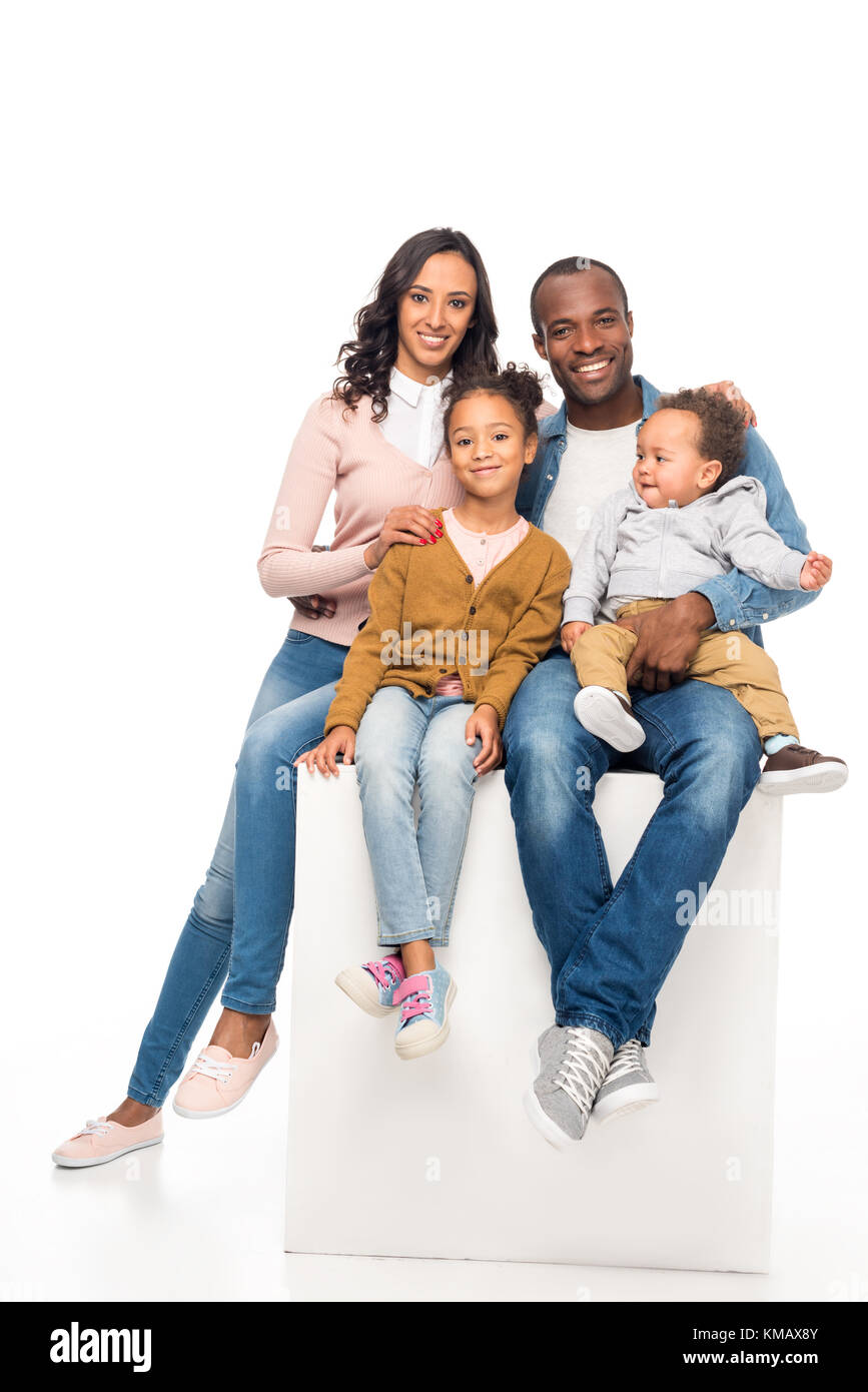 happy african american family Stock Photo - Alamy