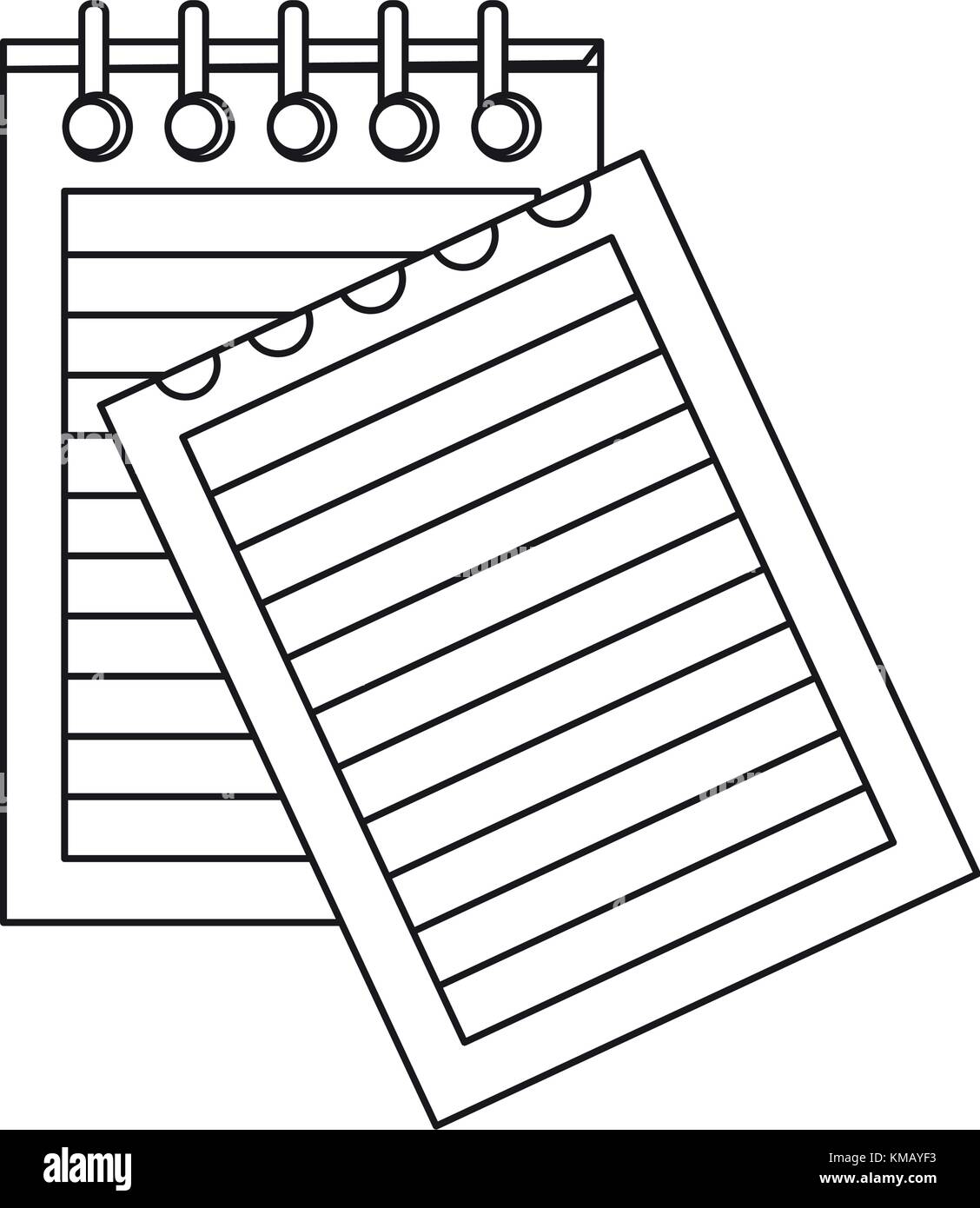 notepad icon image Stock Vector Image & Art Alamy
