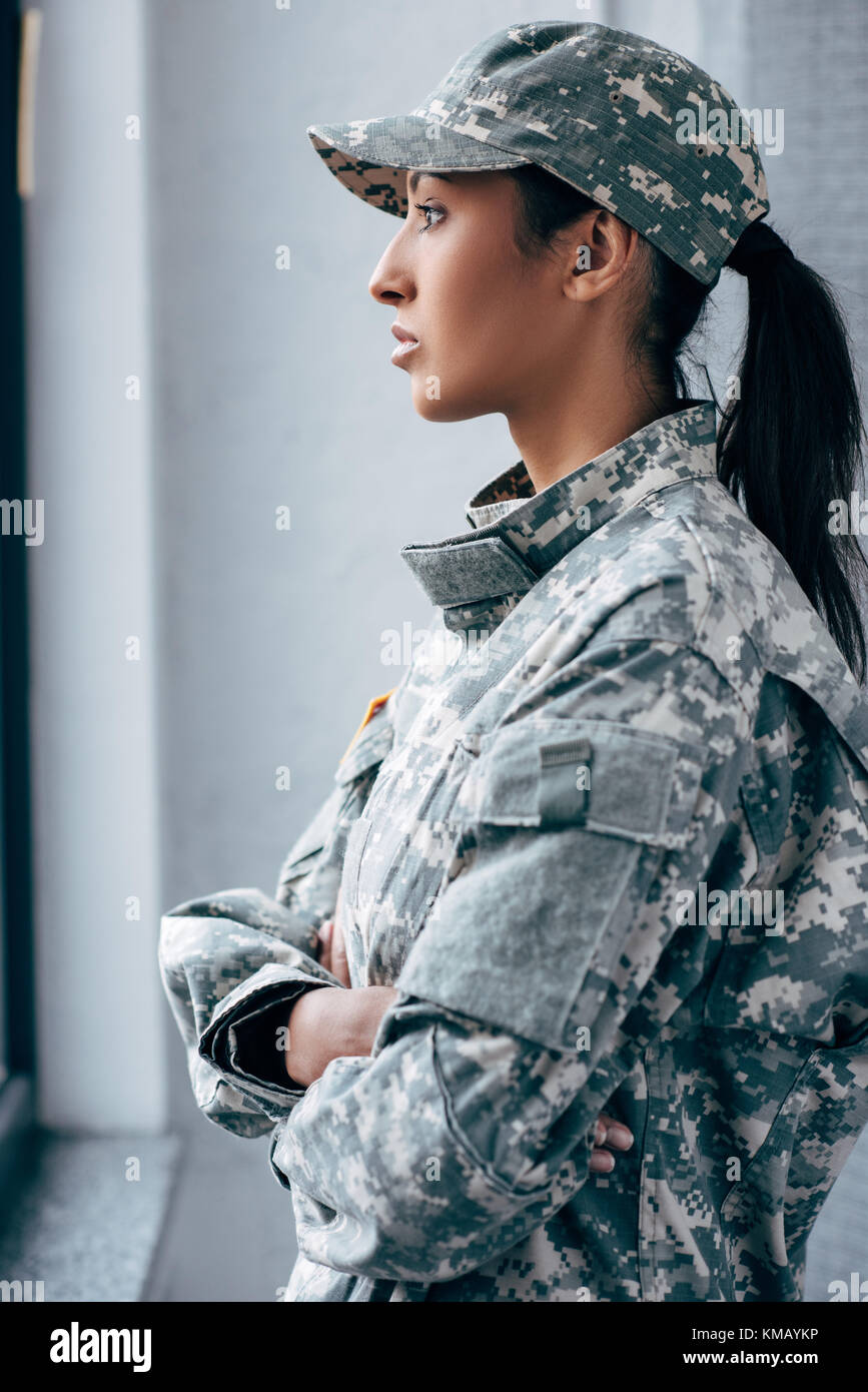 Female soldier usa hi-res stock photography and images - Alamy