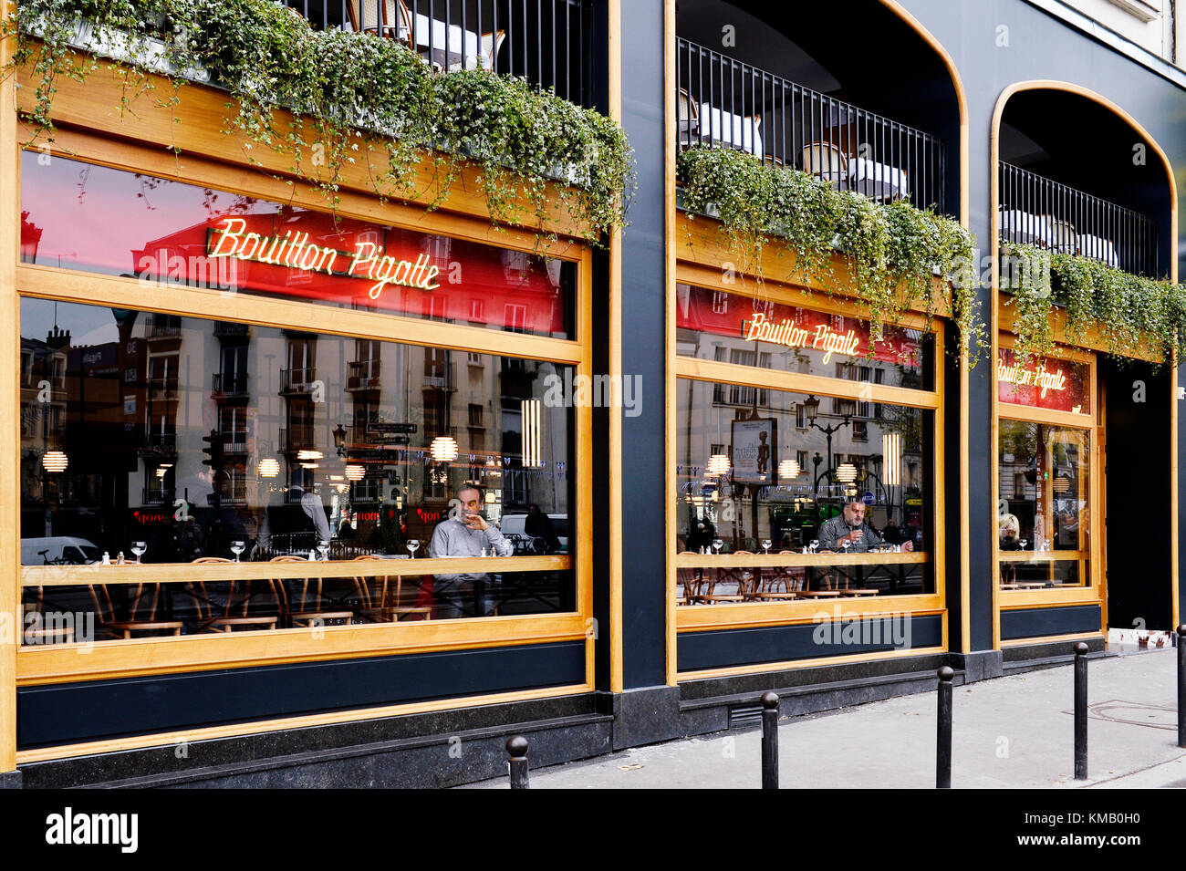Bouillon Pigalle restaurant at Place Pigalle, Paris 18th, France Stock