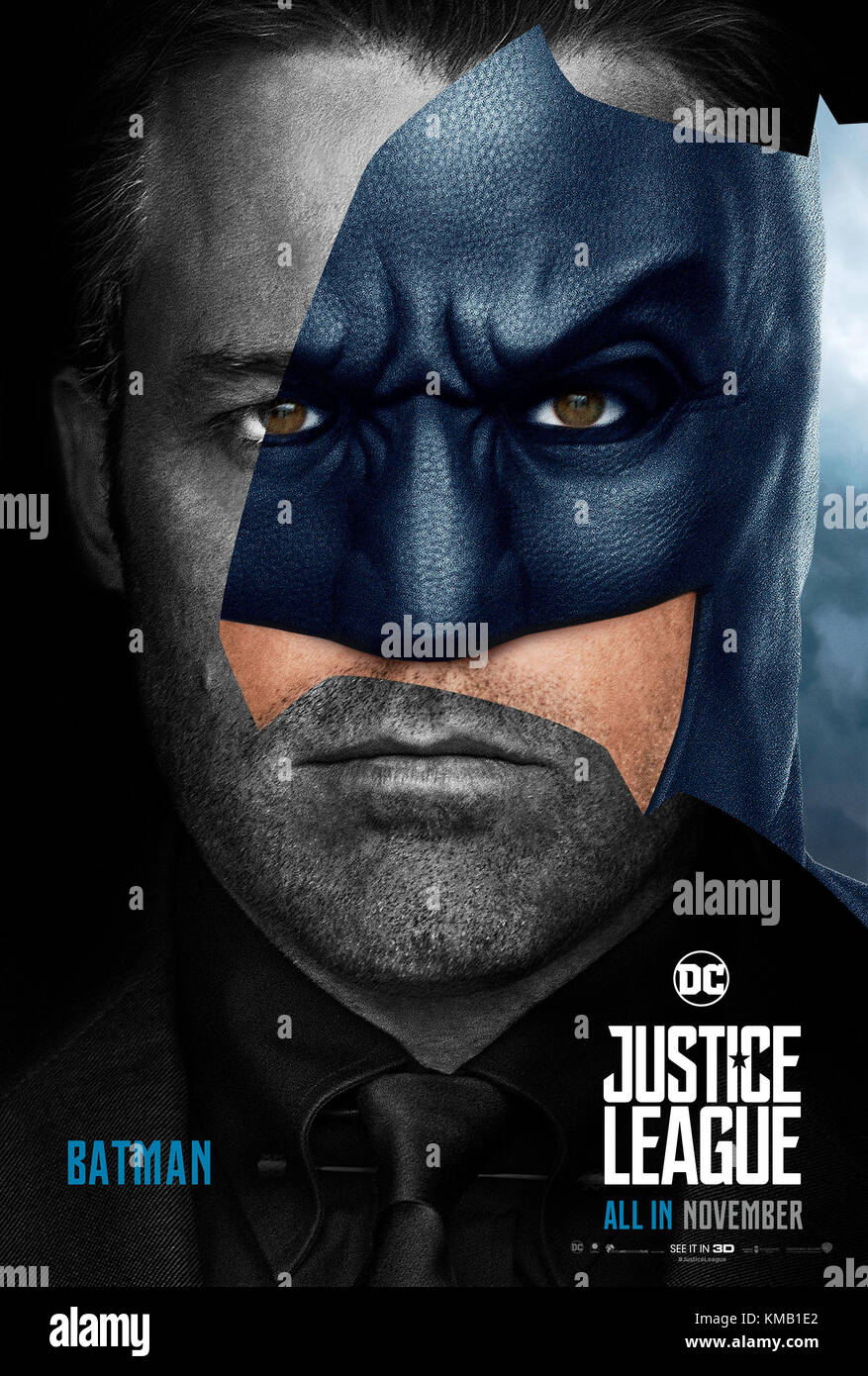 JUSTICE LEAGUE, British character poster, Ben Affleck (as Batman), 2017.  ©Warner Bros. Pictures/courtesy Everett Collection Stock Photo - Alamy