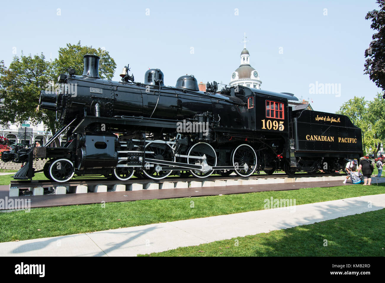 Steam train Kingston Canada Stock Photo Alamy