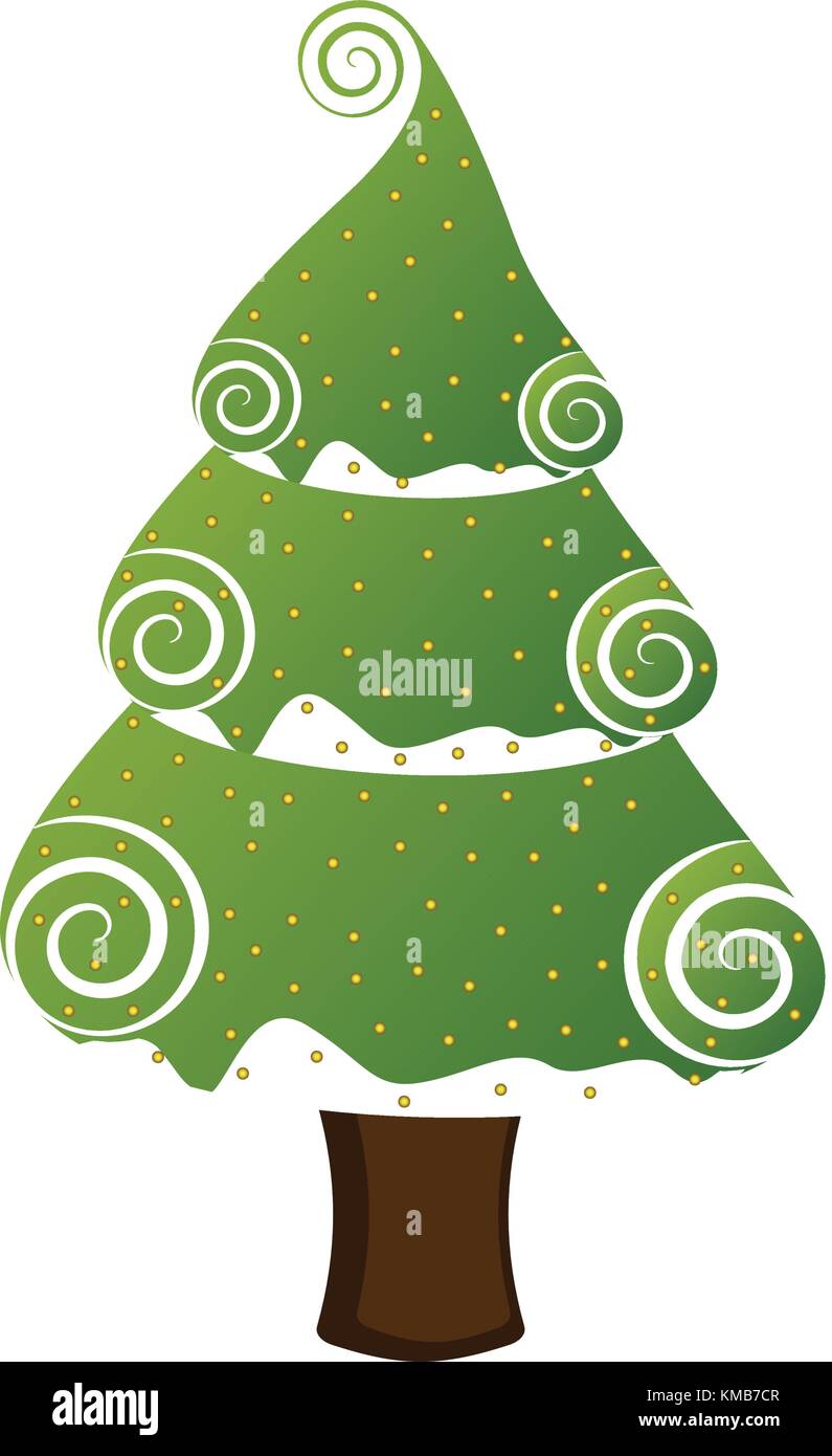 Isolated christmas tree Stock Vector Image & Art - Alamy