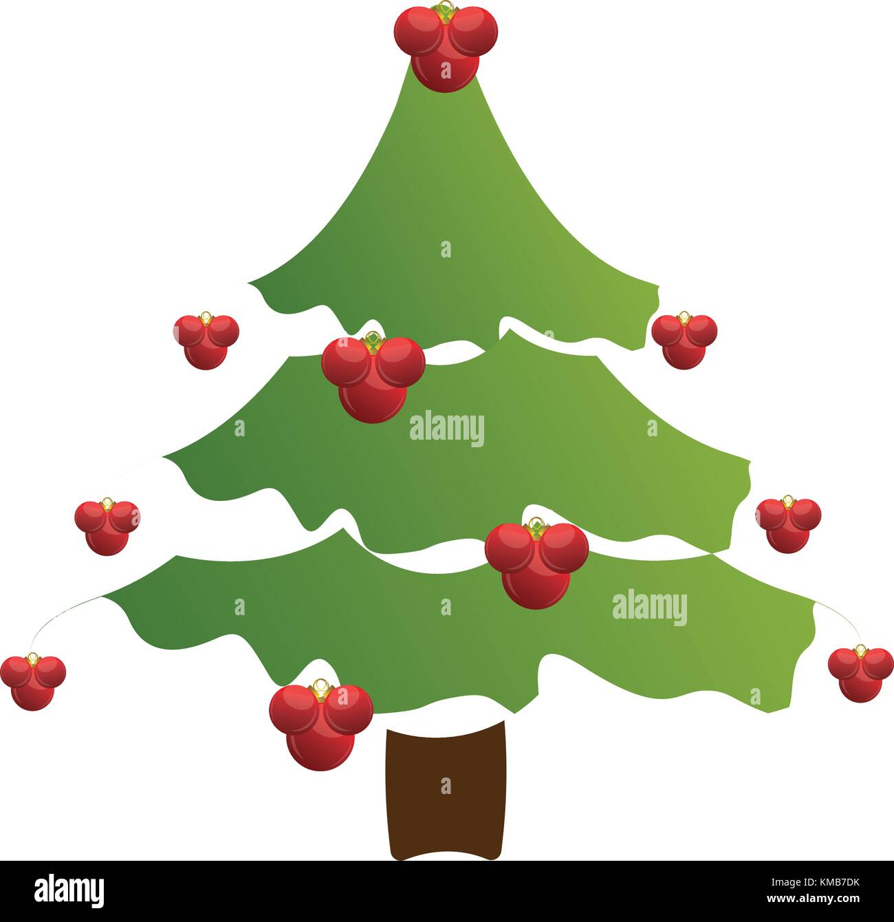 Isolated christmas tree Stock Vector Image & Art - Alamy