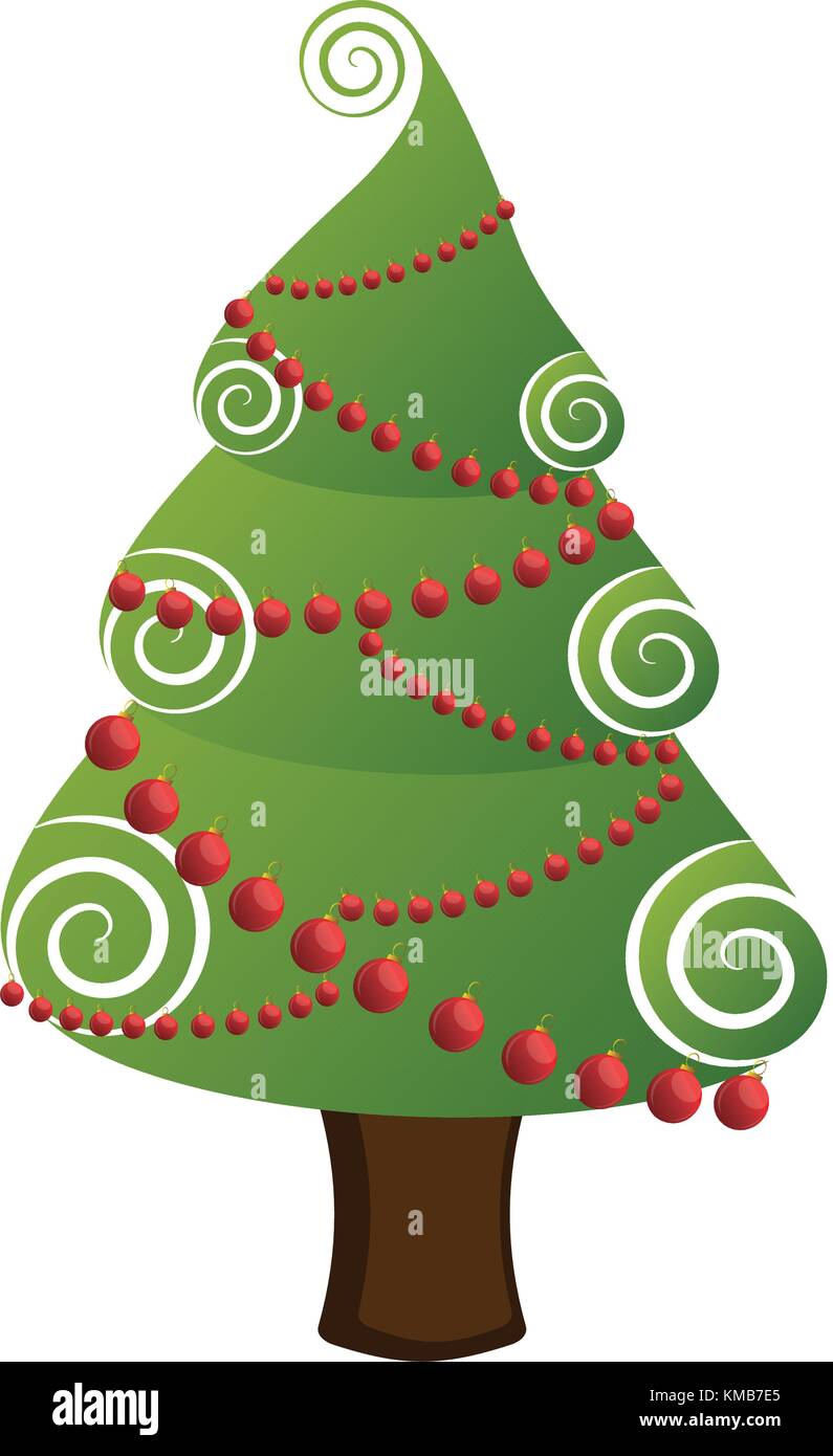Isolated christmas tree Stock Vector Image & Art - Alamy