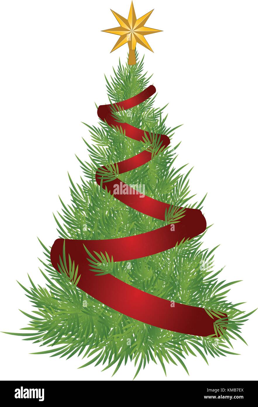 Isolated christmas tree Stock Vector Image & Art - Alamy