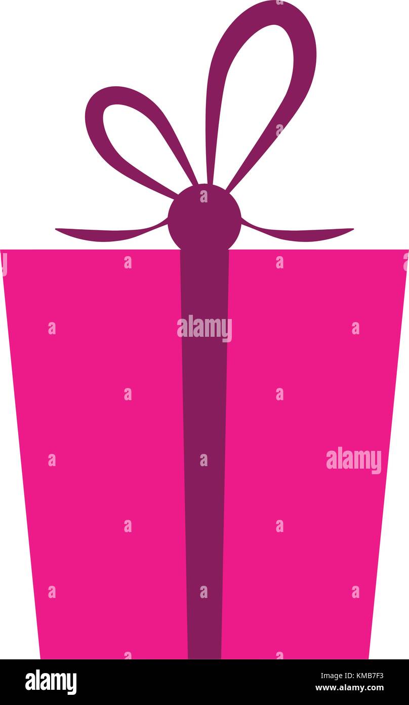 Wrapped Present Front View Isolated wrapped present Stock Vector Image & Art - Alamy