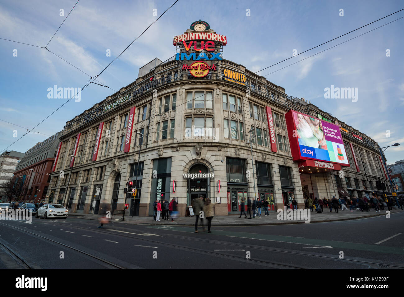 Printworks Entertainment Venue, Corporation Street, Withy Grove, Manchester, England UK Stock Photo