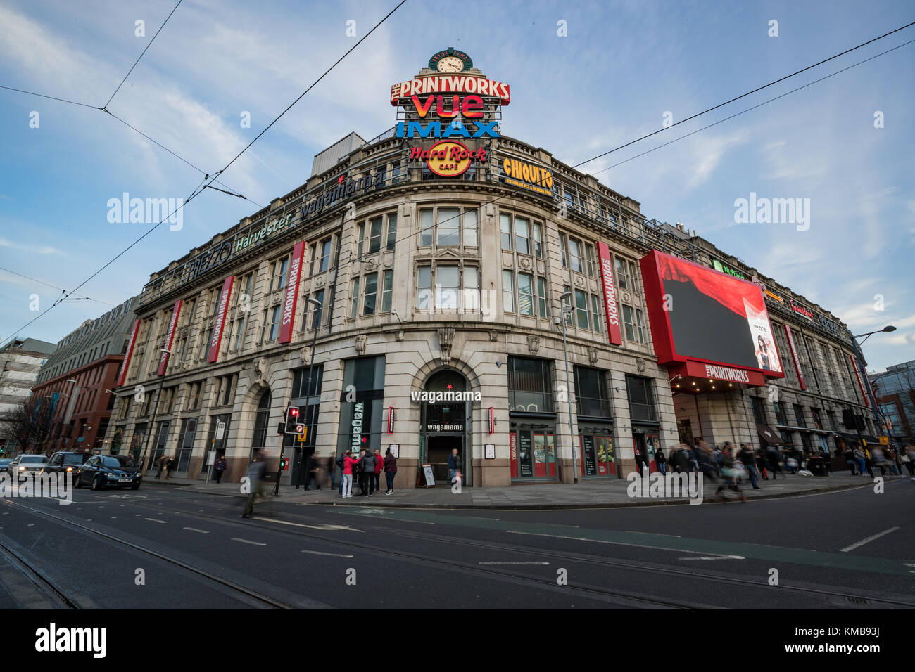 Printworks Entertainment Venue, Corporation Street, Withy Grove, Manchester, England UK Stock Photo