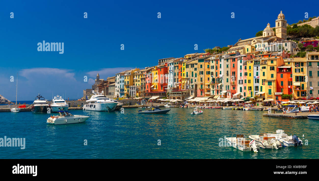 Porto Venere, La Spezia, Liguria, Italy Stock Photo