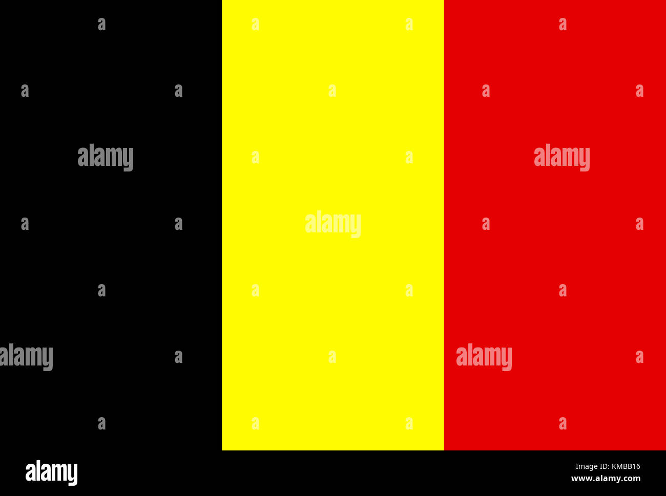 Belgium National flag Stock Photo