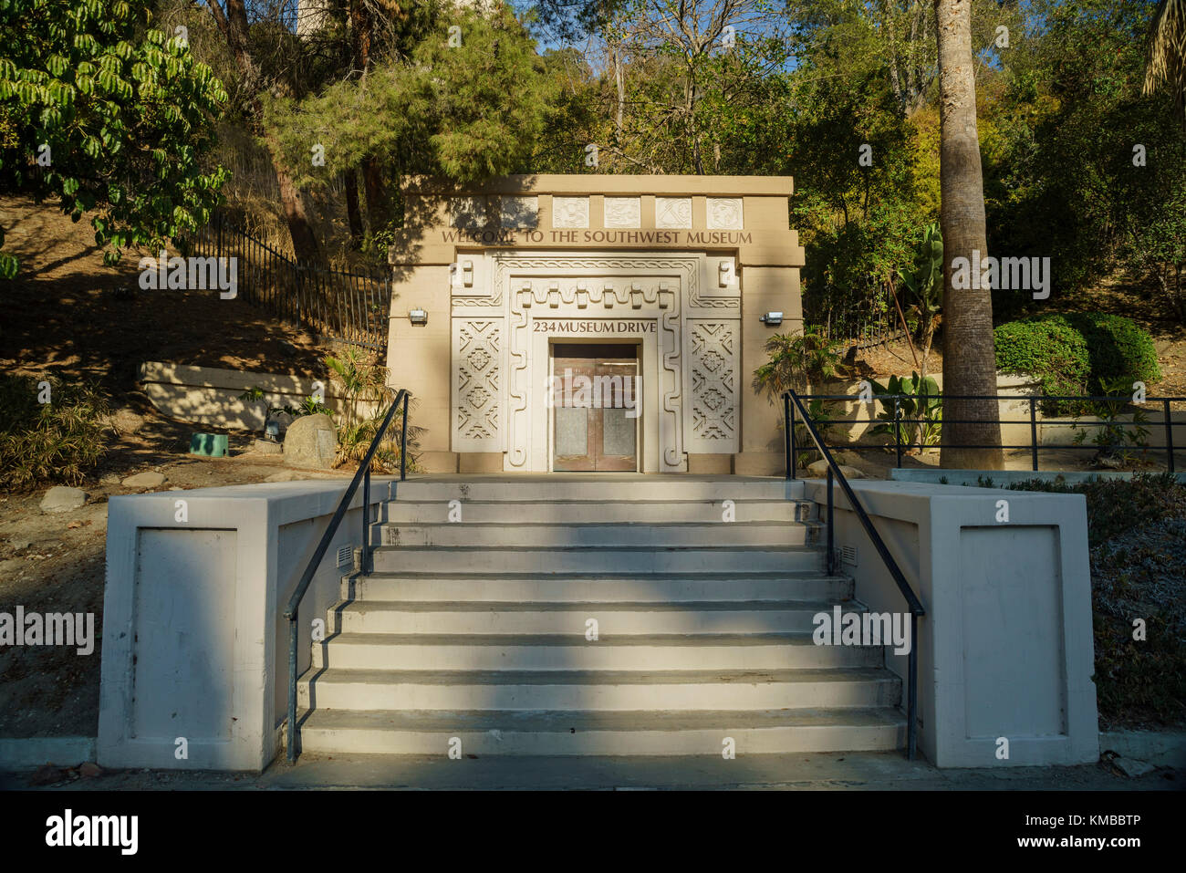 Entrance of Southwest Museum of the American Indian, Los Angeles