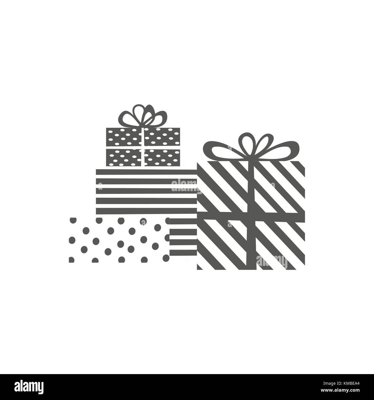 Abstract gift boxes simple icon Stock Vector Image & Art - Alamy