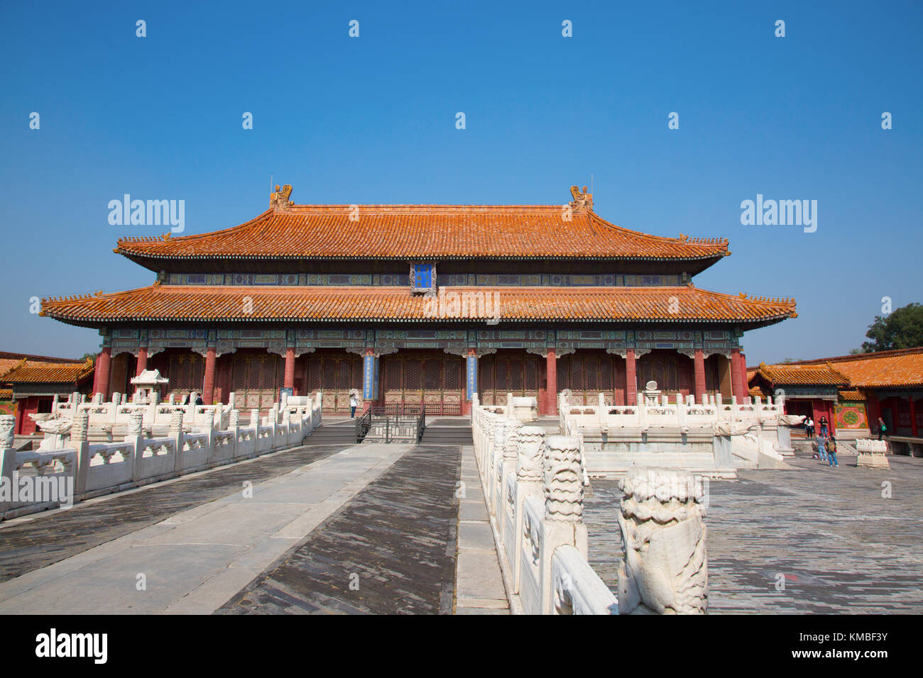 The Forbidden City (Palace museum), the Chinese imperial palace from the Ming dynasty to the end of the Qing dynasty (1420 to 1912). Stock Photo