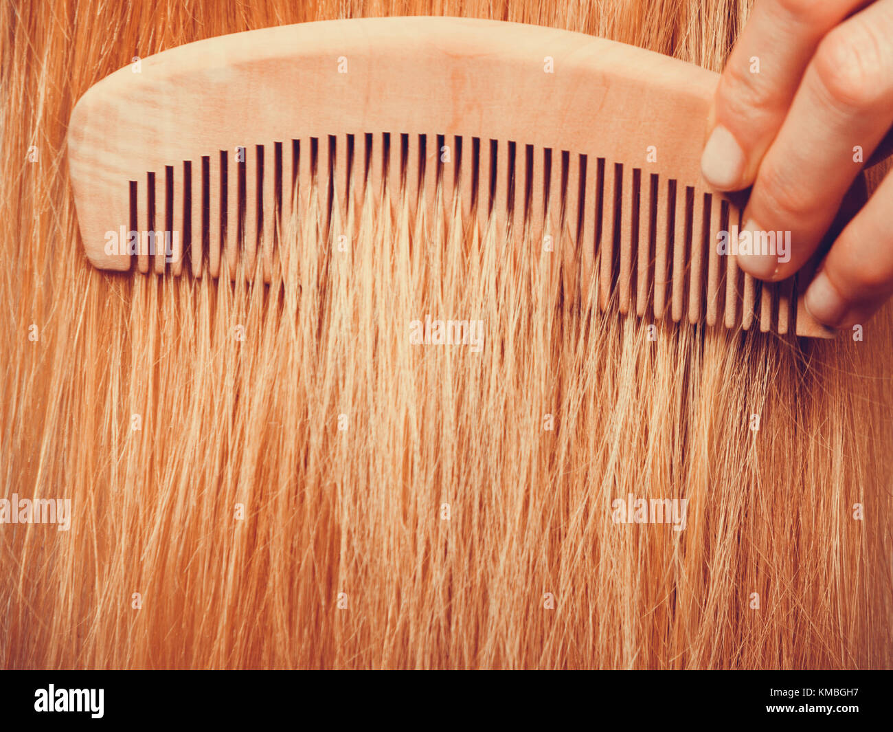 Haircare, choosing best conditioner for tangled hairstyle concept