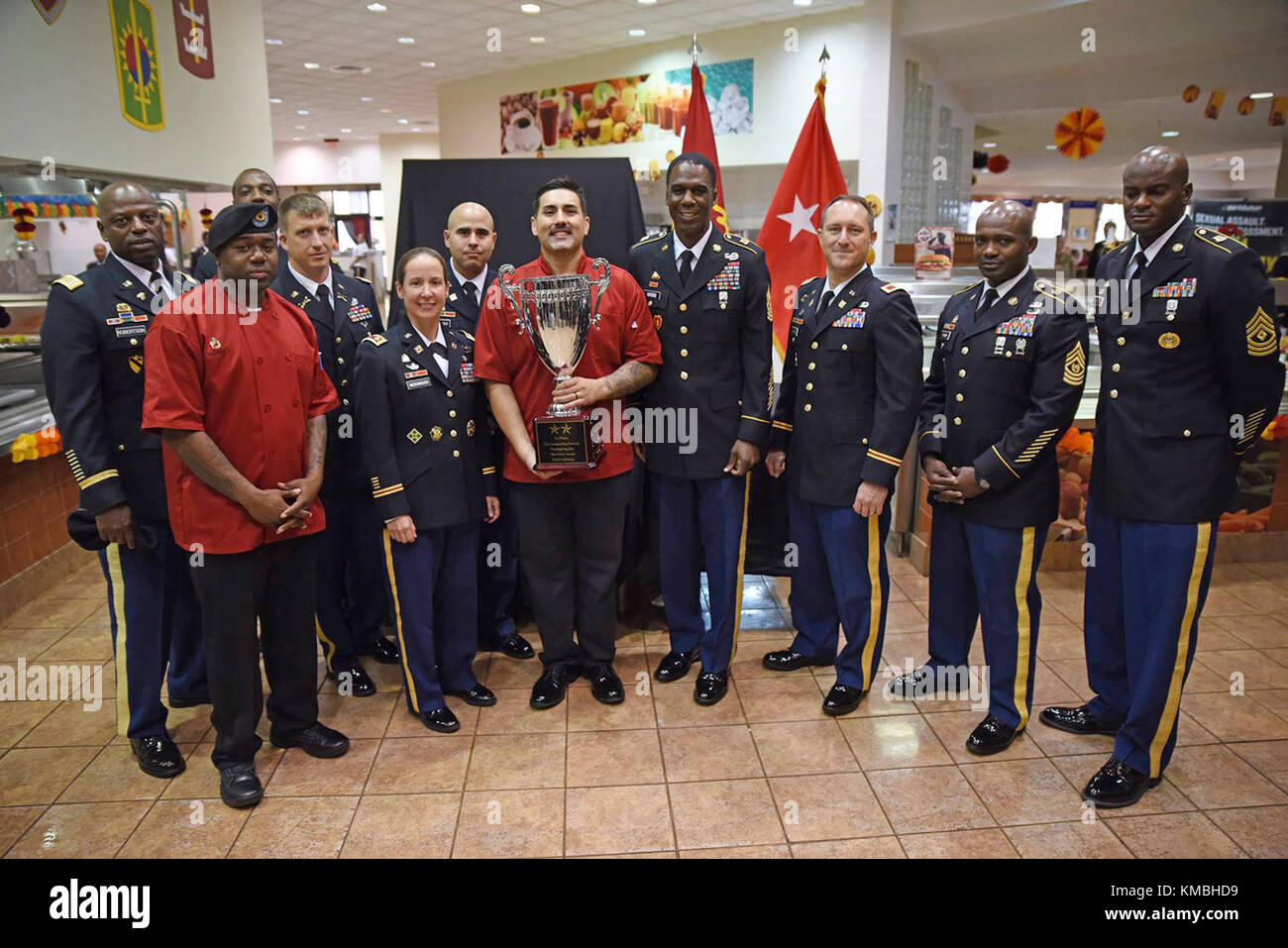 SCHOFIELD BARRACKS — Sgt. 1st Class David Martinez, Warrior Inn dining