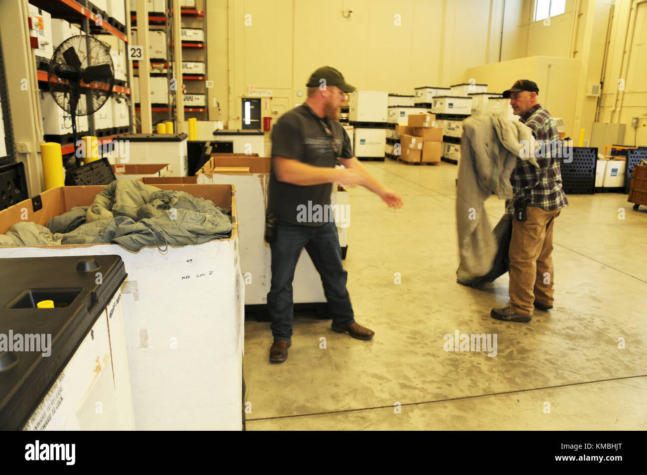 Kevin Nelson and Mike Antony, both with contractor Accent Controls Inc