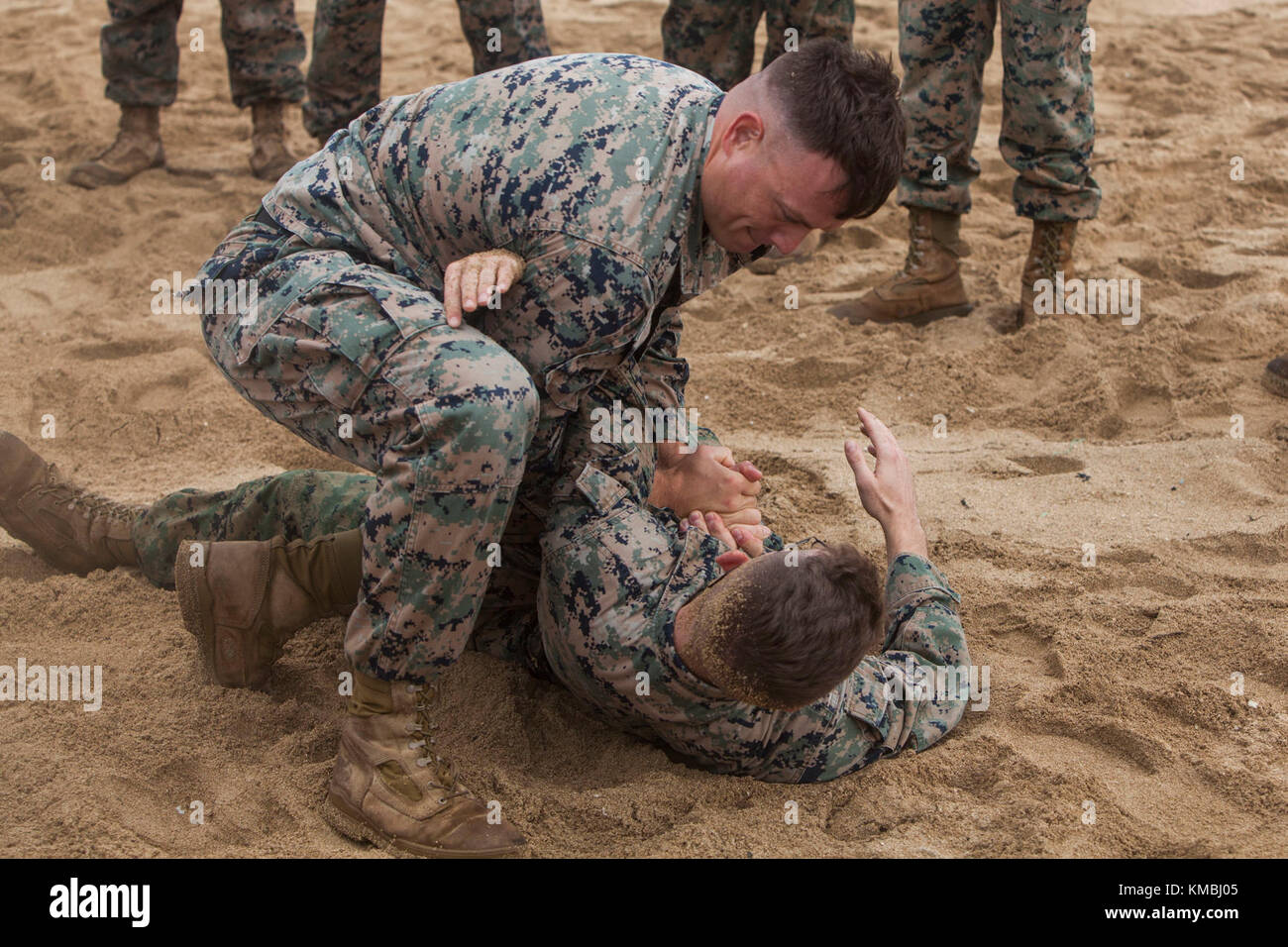 Staff Sgt. William Norris, a platoon sergeant with 3rd Radio Battalion