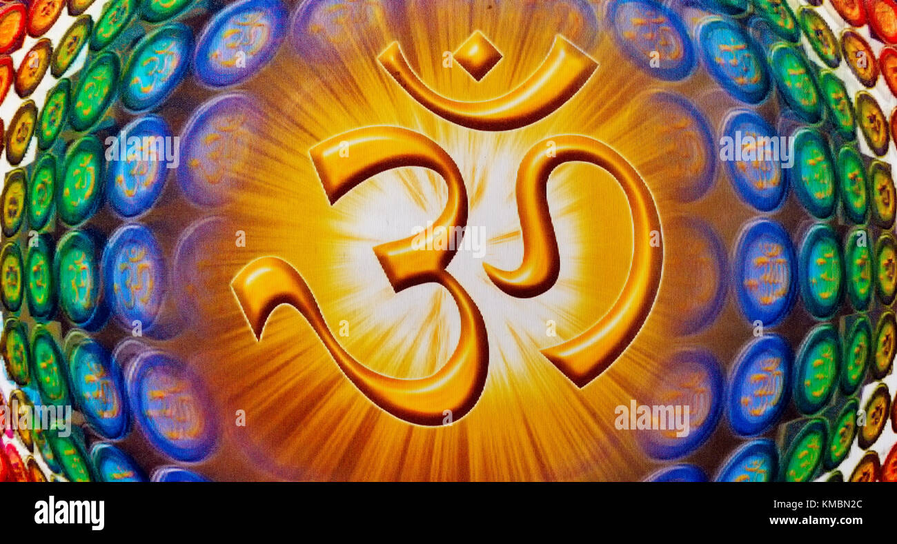 Auspicious Hinduism symbol Stock Photo