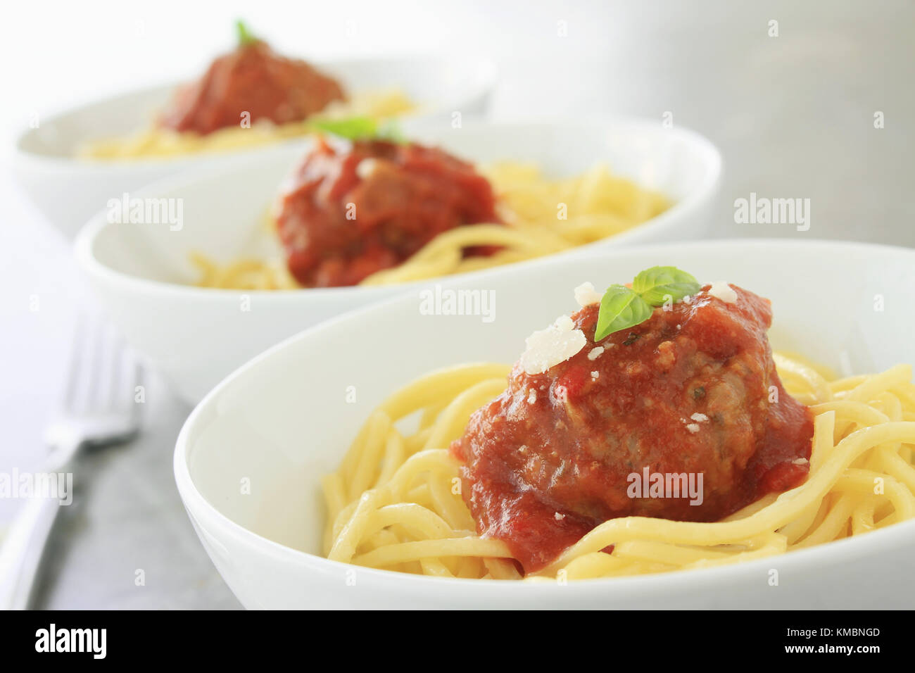 Italian meatballs in tomato sauce Stock Photo Alamy
