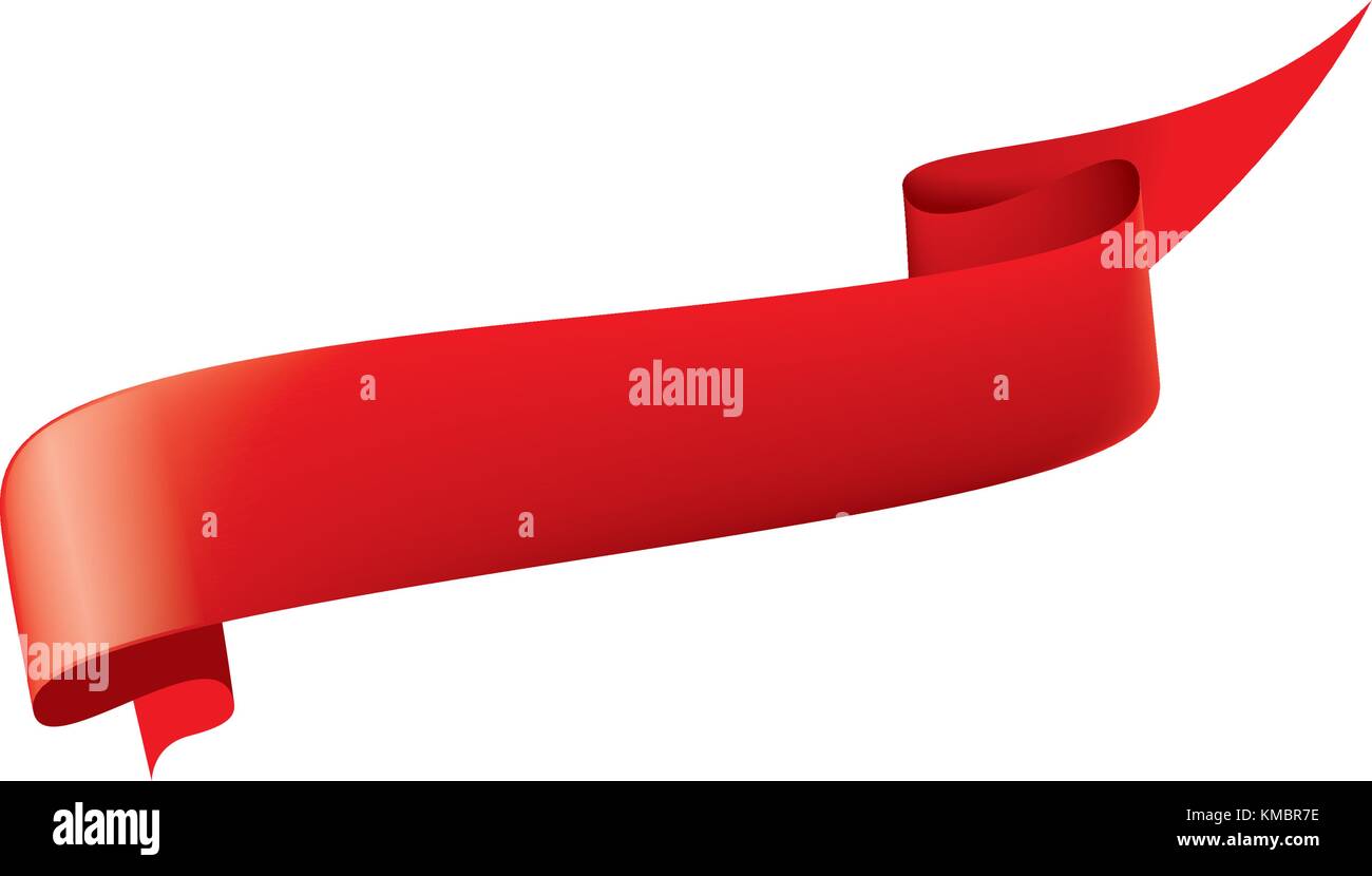 vector red ribbon Stock Vector Image & Art - Alamy