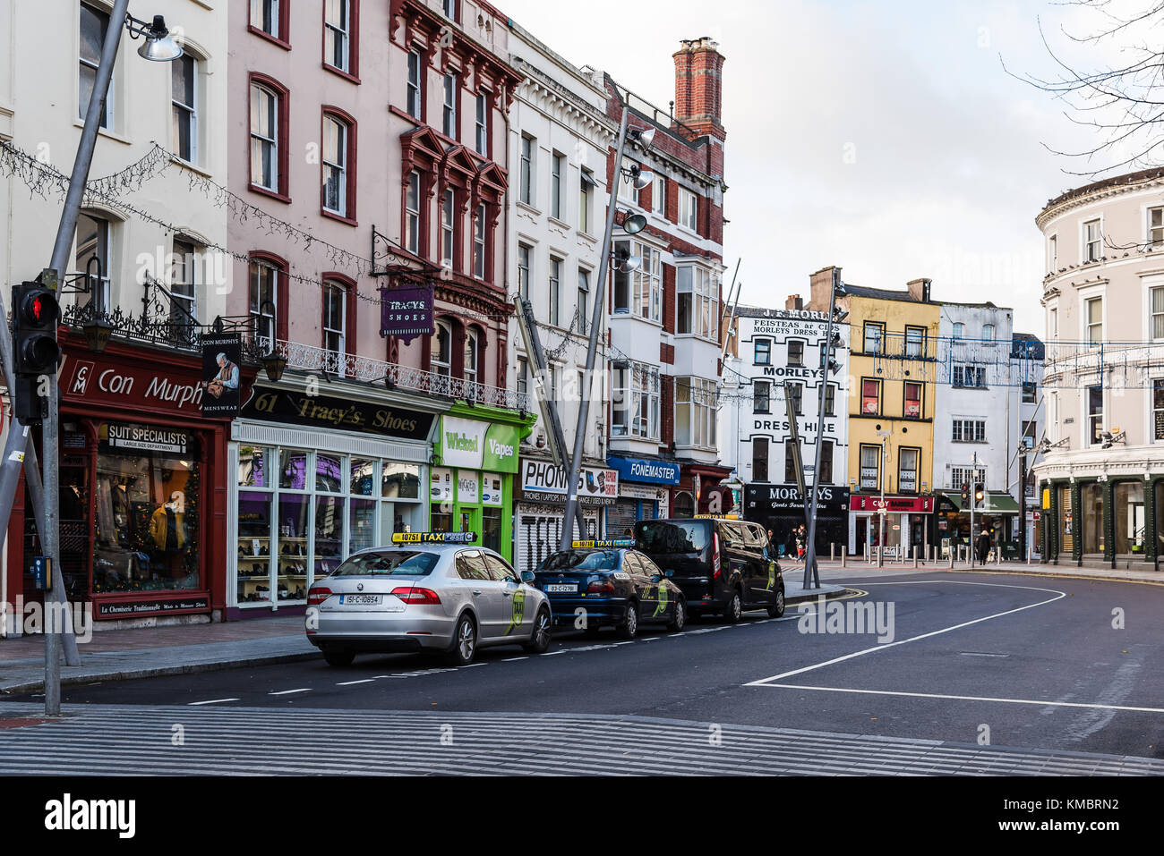 St Patrick Street in Cork Stock Photo Alamy