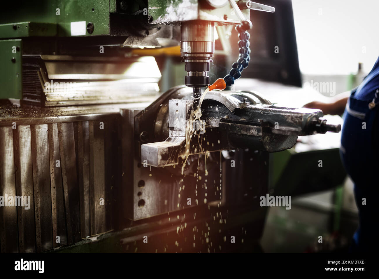 Computerized metal milling Stock Photo - Alamy