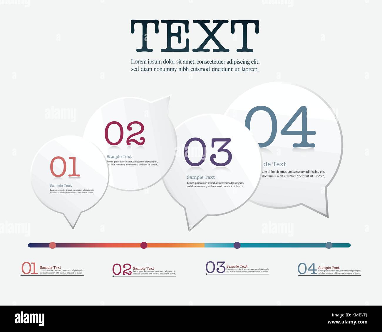 Abstract infographics number options template Stock Vector Image & Art ...