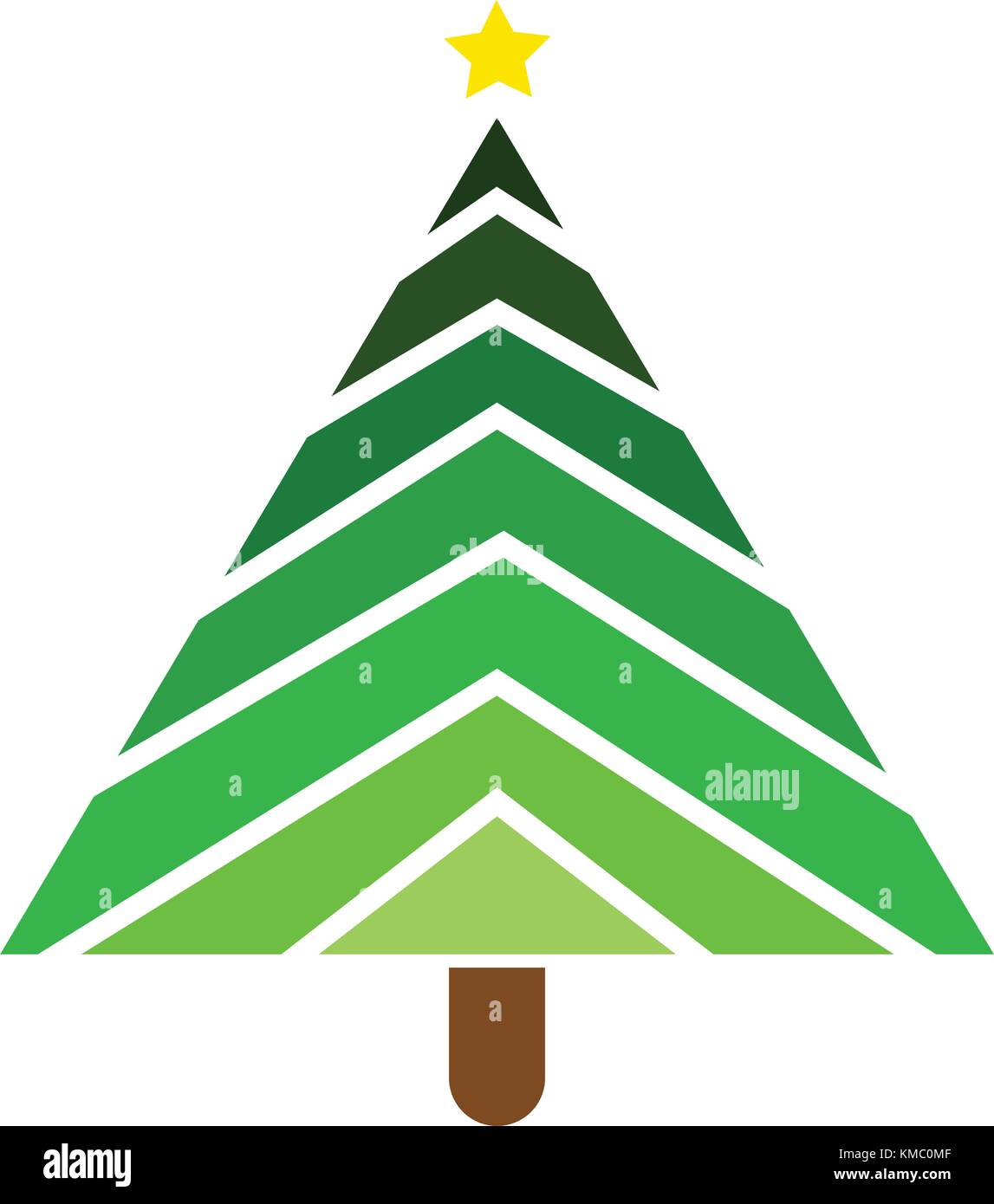 Abstract Christmas tree Stock Vector Image & Art - Alamy