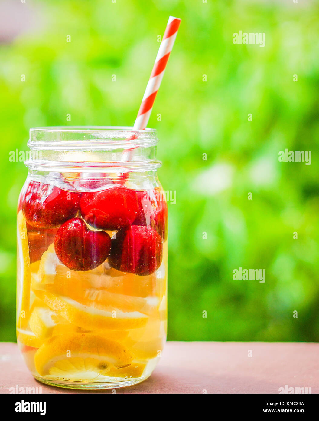 Sparkling Water Cocktail Stock Photo Alamy