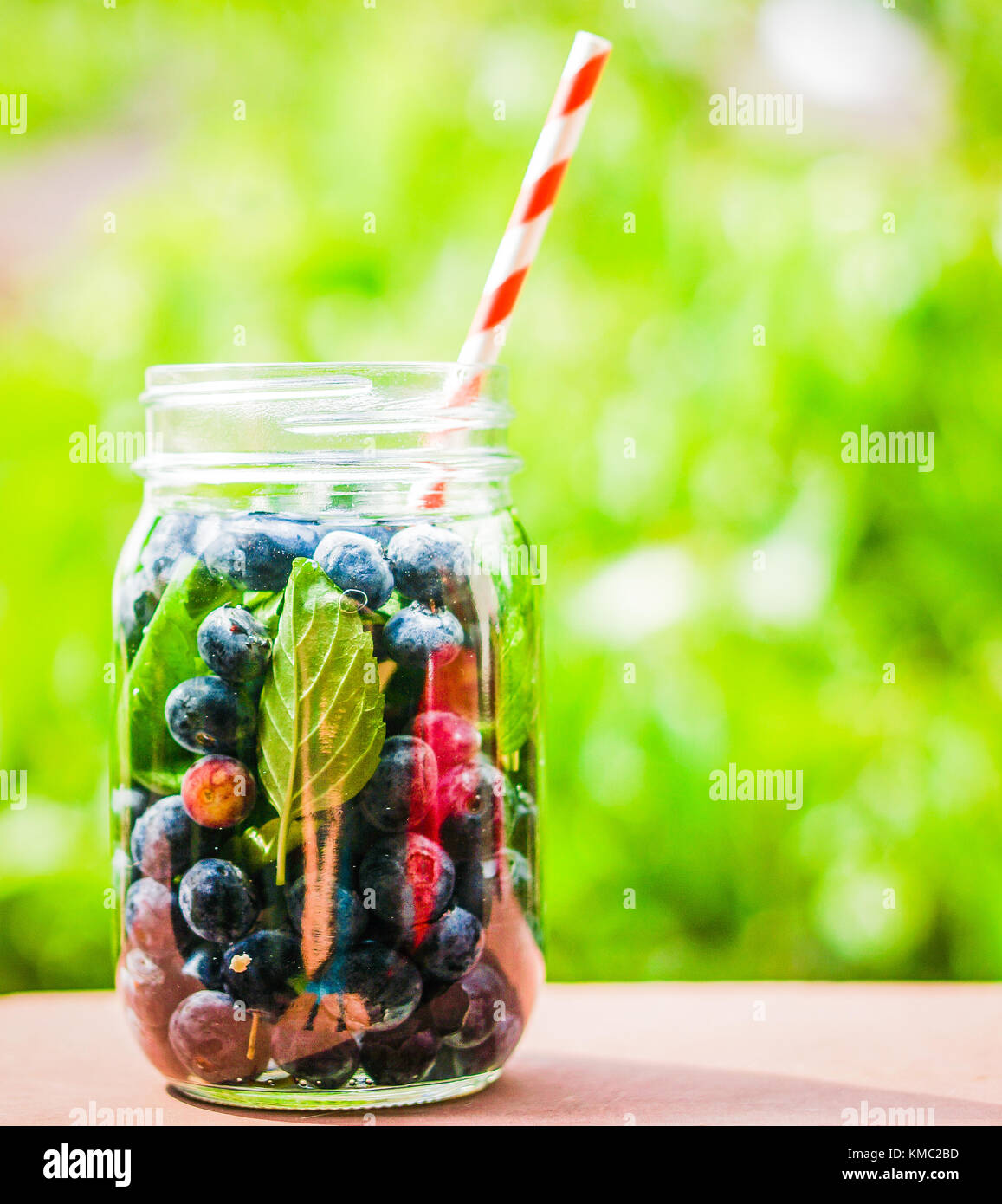 Sparkling Water Cocktail Stock Photo Alamy